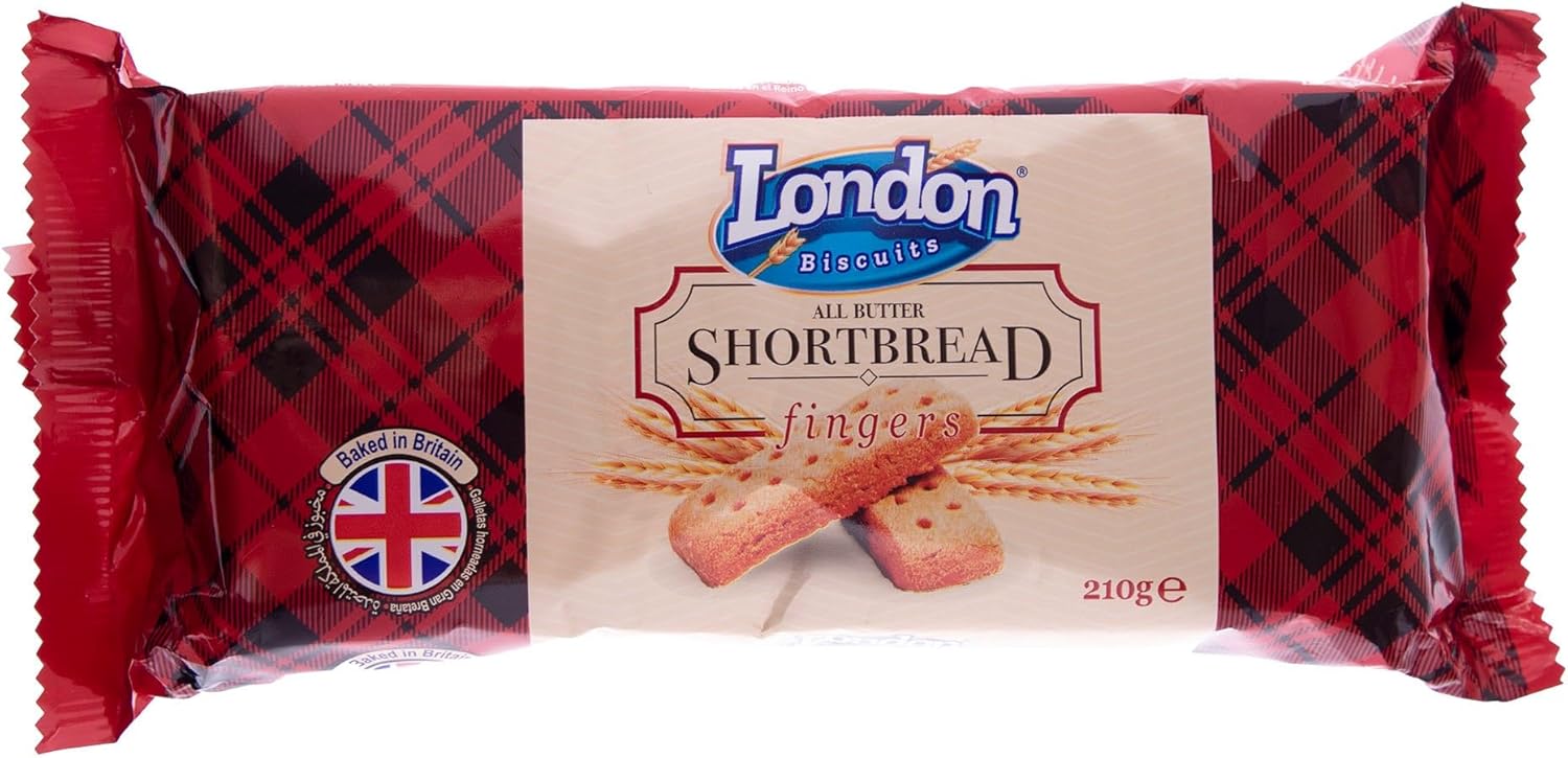 London Biscuits All Butter Shortbread 210g - Out of Date